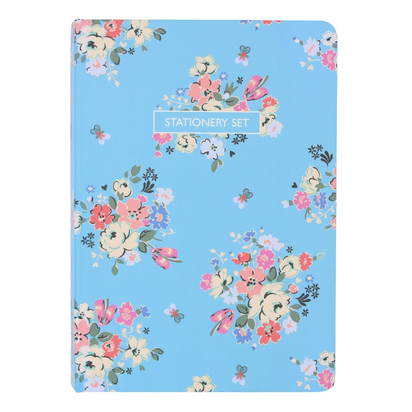 Cath Kidston Stationery Set A5 Notepad Pencil & Sticky Notes Floral Gift Idea