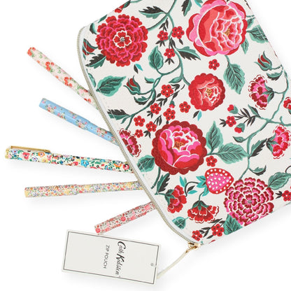Cath Kidston Stationery Zip Pouch Strawberry Garden Floral Pencil Case Gift Idea