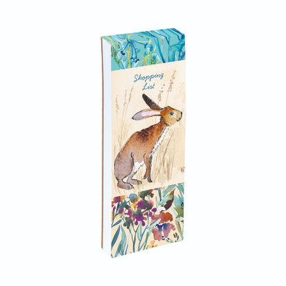 Gifted Stationery Kissing Hares Magnetic Shopping List