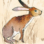 Gifted Stationery Kissing Hares Magnetic Shopping List