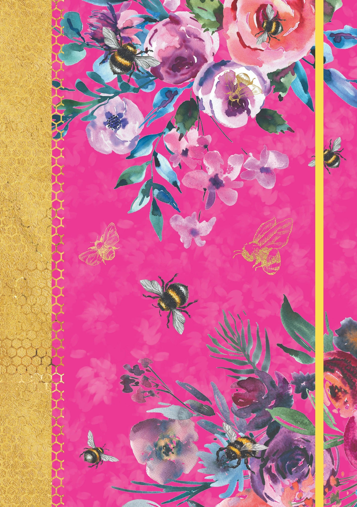 Gifted Stationery Queen Bee Gold Foiled A4 Notebook