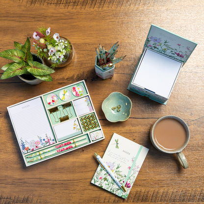 Gifted Stationery Gift Set Wild Harmony Design Pencils, Pads & Desk Accessories