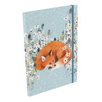 Gifted Stationery A4 Notebook Foxy Tales Design Softcover Lined Journal