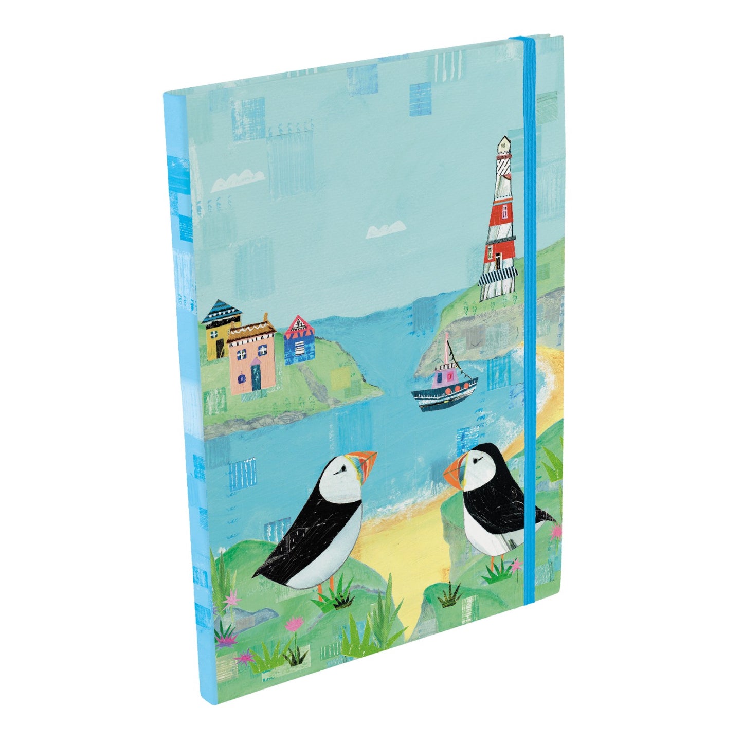 Gifted Stationery A4 Notebook Sea Breeze Design Softcover Lined Journal
