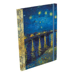 Gifted Stationery A4 Notebook Van Gogh Starry Night Softcover Lined Journal