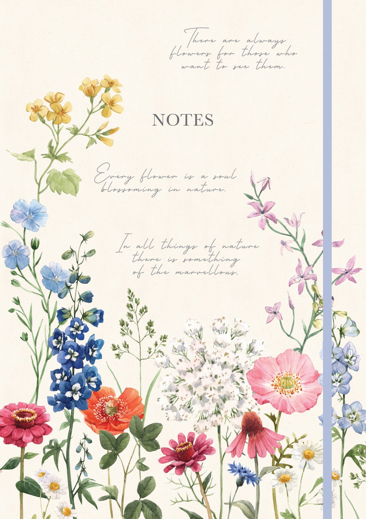 Gifted Stationery A4 Notebook Wild Harmony Design Softcover Lined Journal