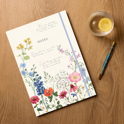 Gifted Stationery A4 Notebook Wild Harmony Design Softcover Lined Journal