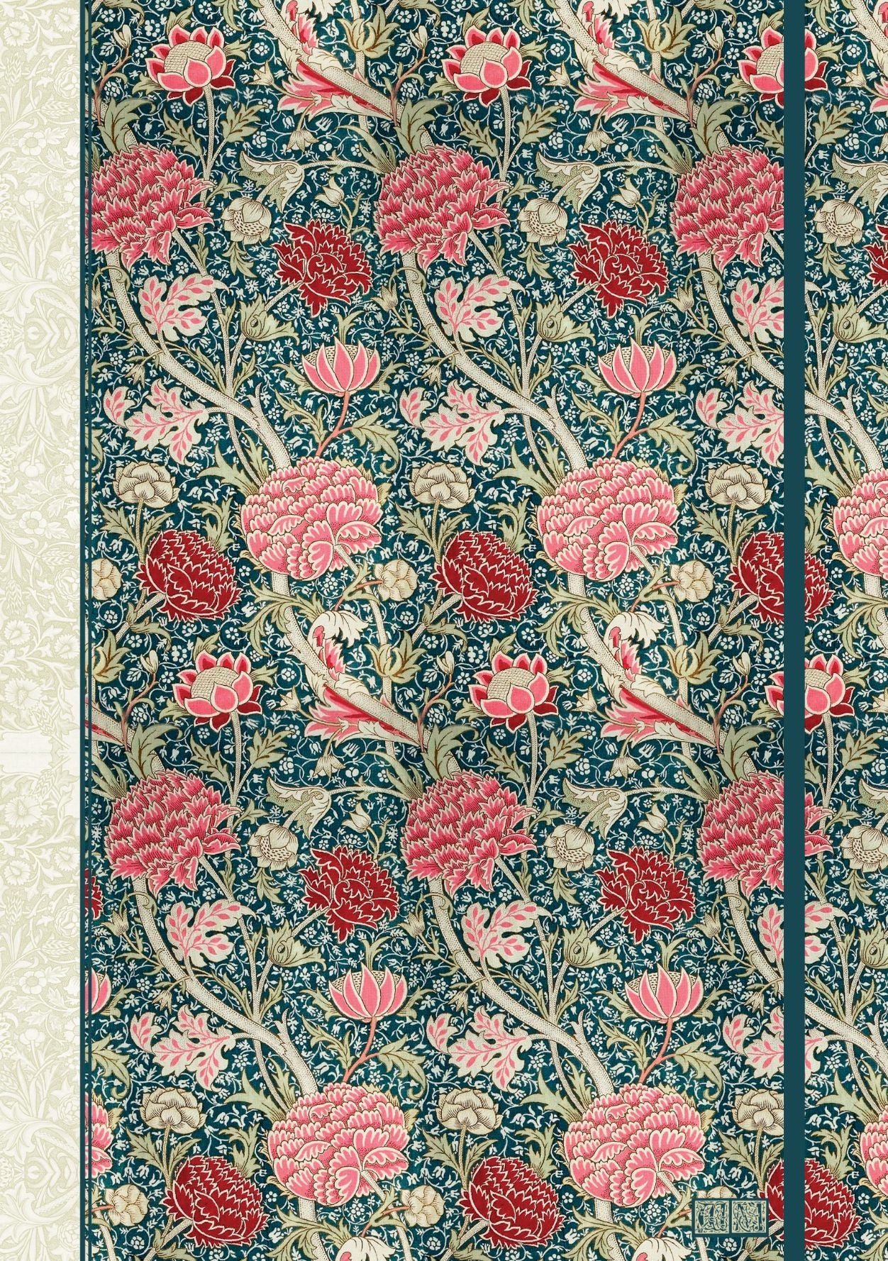 Gifted Stationery A4 Notebook William Morris Cray Design Softcover Lined Journal