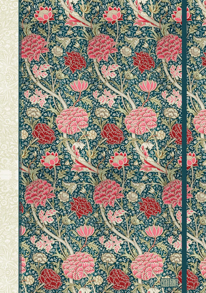 Gifted Stationery A4 Notebook William Morris Cray Design Softcover Lined Journal