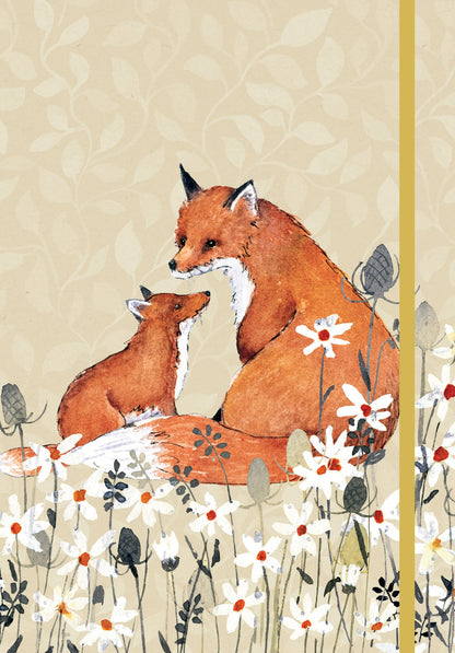 Gifted Stationery A5 Notebook Foxy Tales Design Softcover Lined Journal