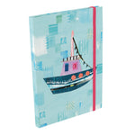 Gifted Stationery A5 Notebook Sea Breeze Design Softcover Lined Journal