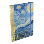 Gifted Stationery A5 Notebook Van Gogh Starry Night Design Softcover Lined Journal