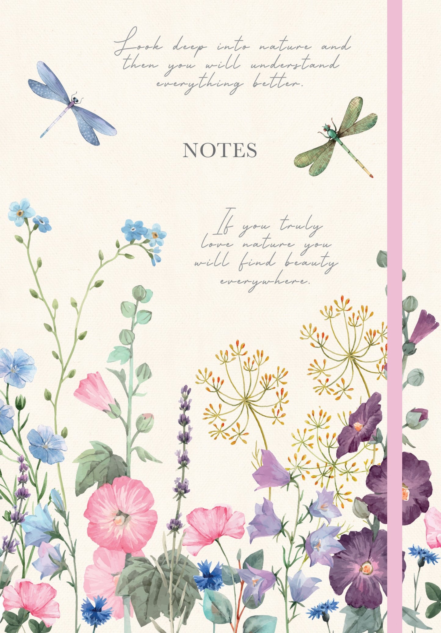 Gifted Stationery A5 Notebook Wild Harmony Design Softcover Lined Journal