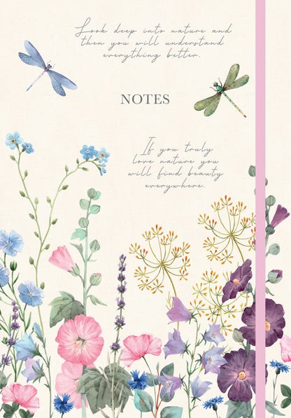 Gifted Stationery A5 Notebook Wild Harmony Design Softcover Lined Journal