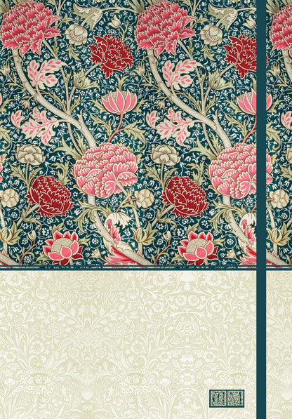 Gifted Stationery A5 Notebook William Morris Cray Design Softcover Lined Journal