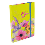 Gifted Stationery A6 Notebook Anemones Design Softcover Lined Pocket Journal