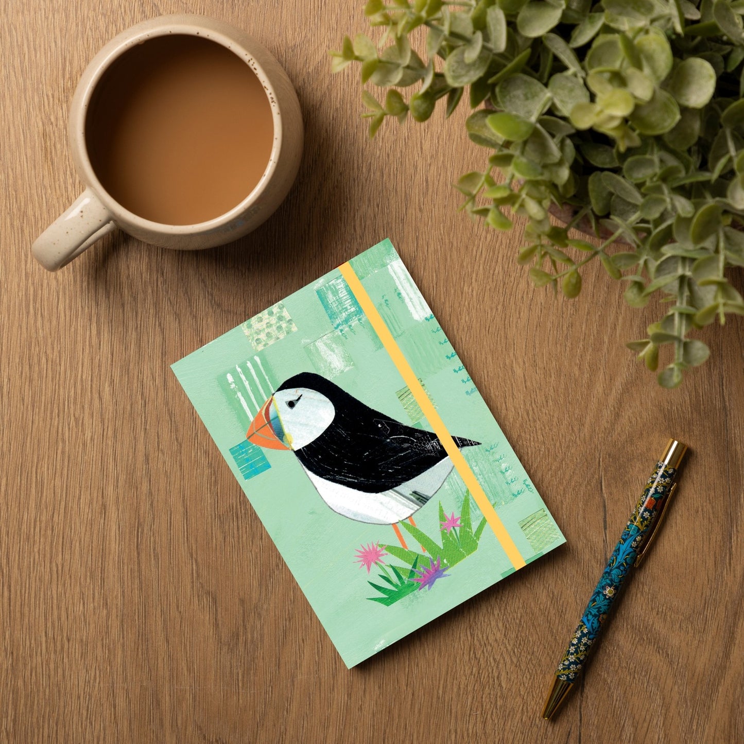 Gifted Stationery A6 Notebook Sea Breeze Design Softcover Lined Pocket Journal