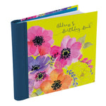 Gifted Stationery Address & Birthday Book Anemones Design