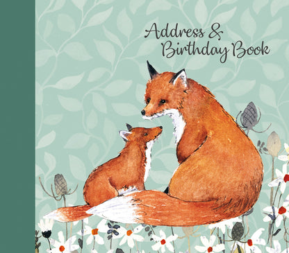 Gifted Stationery Address & Birthday Book Foxy Tales Design