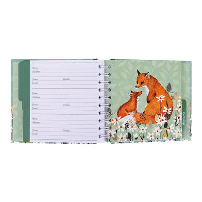 Gifted Stationery Address & Birthday Book Foxy Tales Design
