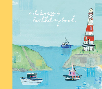 Gifted Stationery Address & Birthday Book Sea Breeze Design