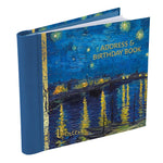 Gifted Stationery Address & Birthday Book Van Gogh Starry Night Design