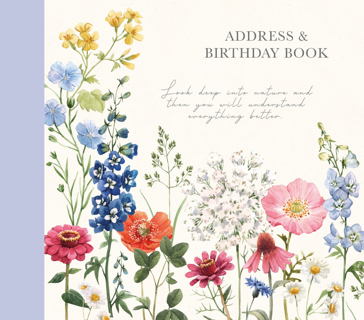Gifted Stationery Address & Birthday Book Wild Harmony Design