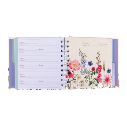 Gifted Stationery Address & Birthday Book Wild Harmony Design