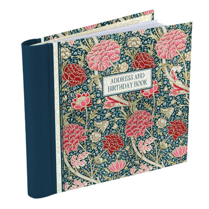 Gifted Stationery Address & Birthday Book William Morris Cray Design