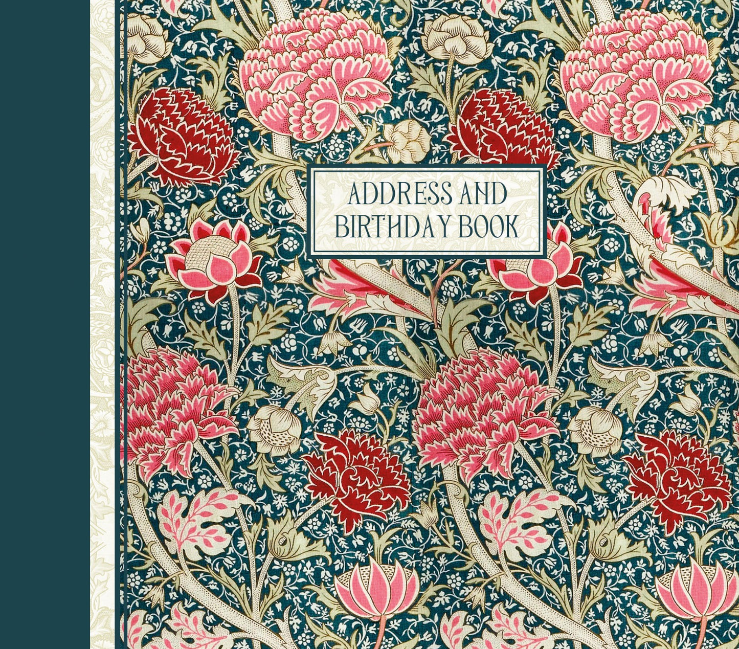 Gifted Stationery Address & Birthday Book William Morris Cray Design