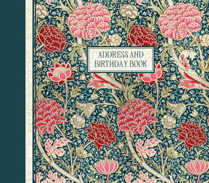 Gifted Stationery Address & Birthday Book William Morris Cray Design