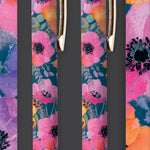 Gifted Stationery Twin Pen Set Anemonies Design Pair Pens In Gift Box