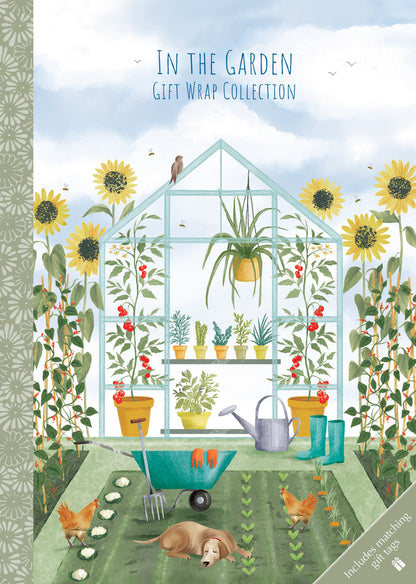 Gifted Stationery Gift Wrap Collection In The Garden Wrapping Paper & Tags