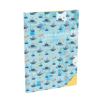 Gifted Stationery Gift Wrap Collection Sea Breeze Design Wrapping Paper & Tags