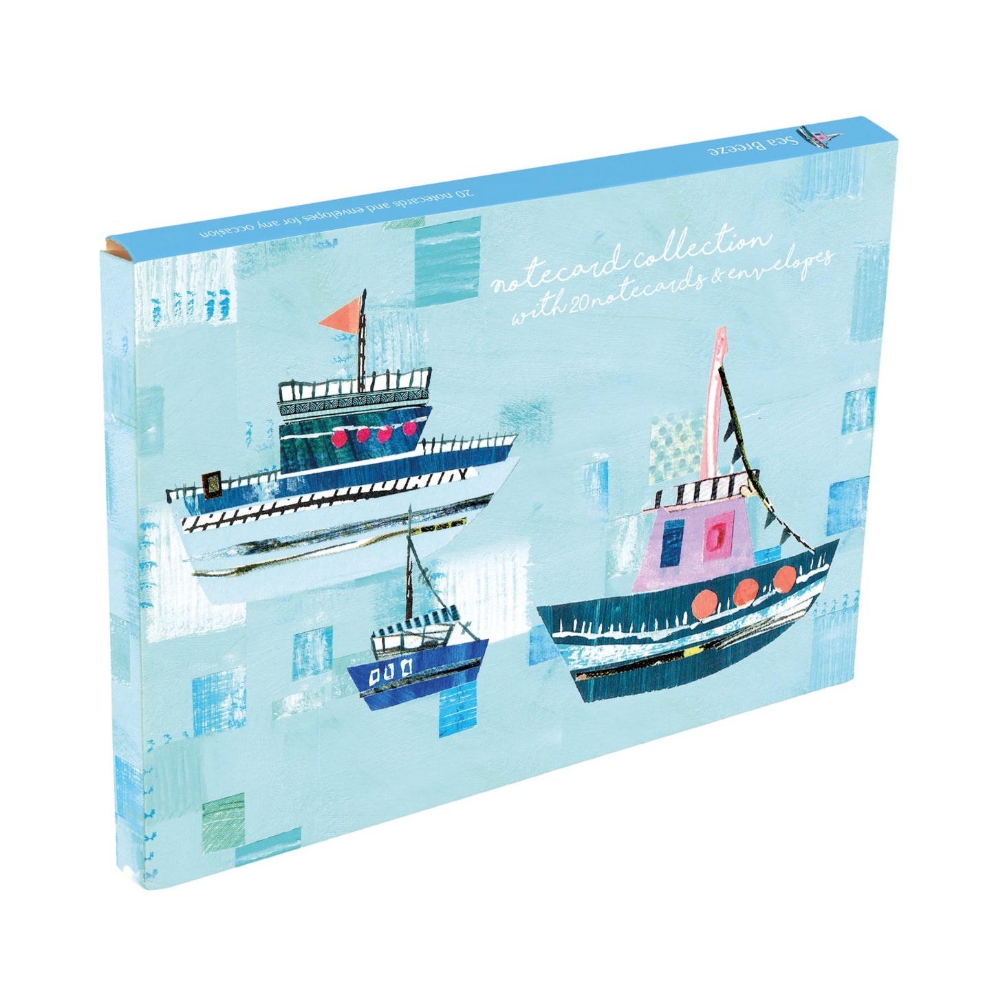 Gifted Stationery Notecard Collection Sea Breeze Design 20 Notecards & Envelopes