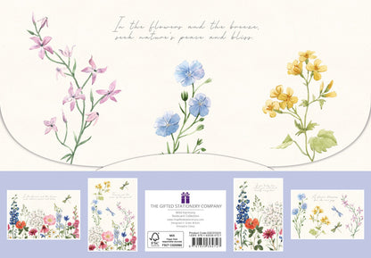 Gifted Stationery Notecard Collection Wild Harmony 20 Notecards & Envelopes