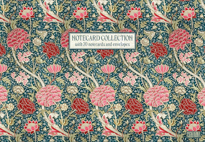 Gifted Stationery Notecard Collection William Morris Cray Design 20 Notecards
