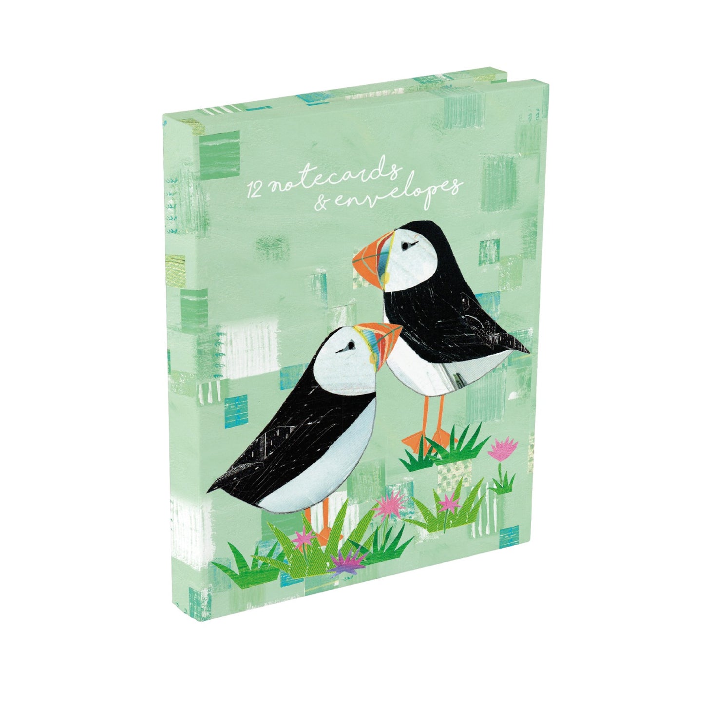 Gifted Stationery Notecard Wallet Green Sea Breeze 12 Notecards & Envelopes
