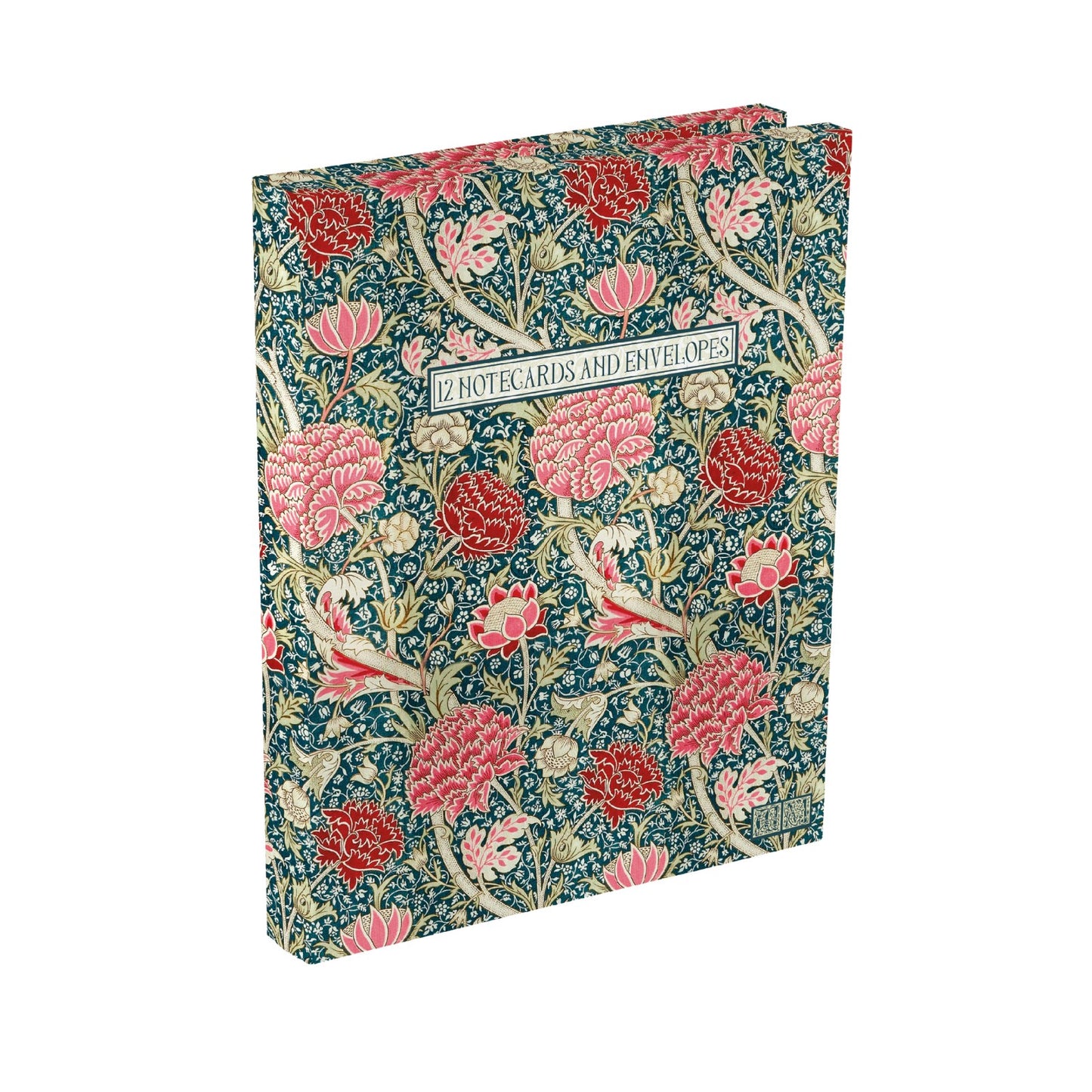Gifted Stationery Notecard Wallet Pink William Morris Cray 12 Notecards