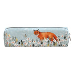 Gifted Stationery Pencil Case Foxy Tales Design Zipped Fabric Pouch