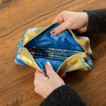 Gifted Stationery Pencil Case Van Gogh Starry Night Design Zipped Fabric Pouch