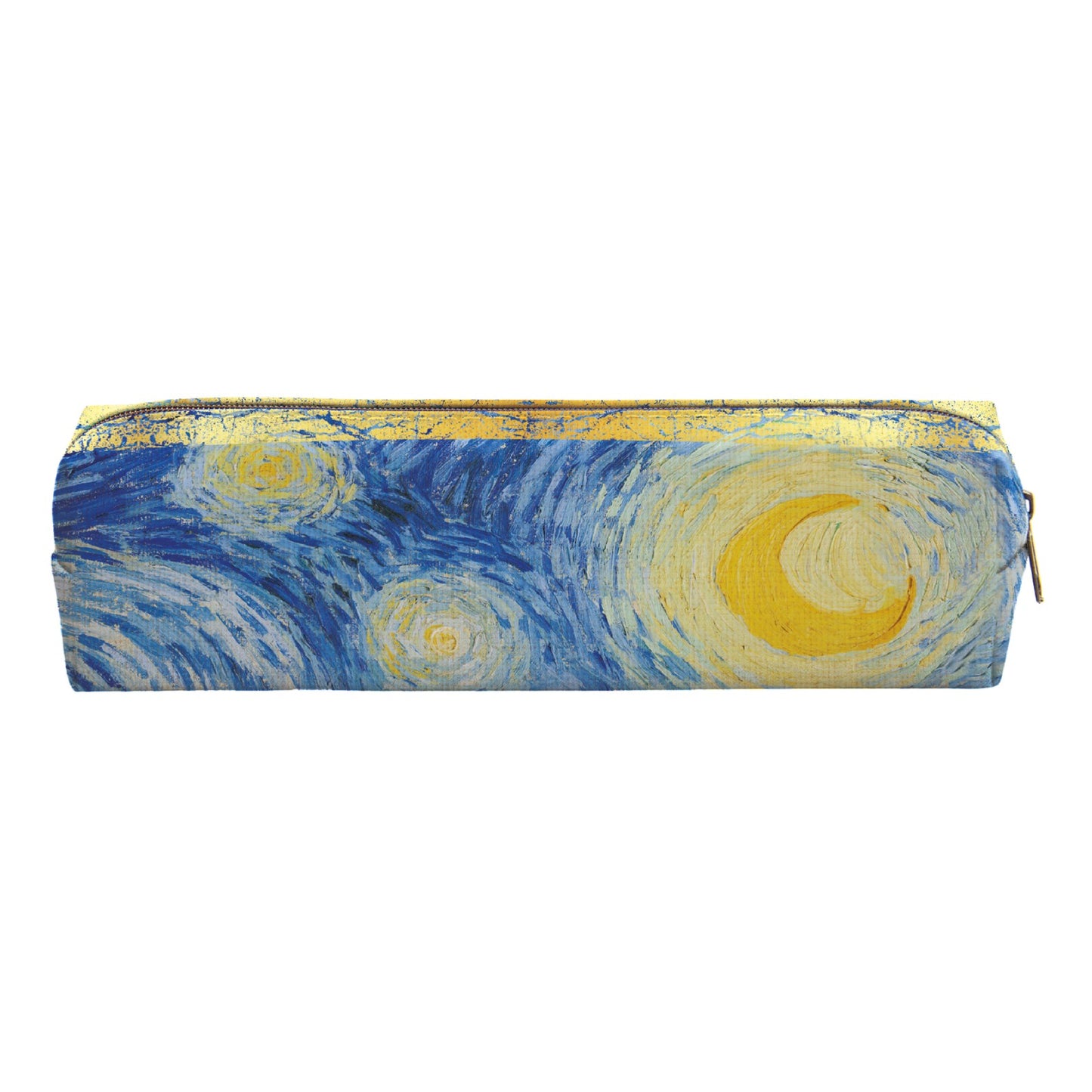 Gifted Stationery Pencil Case Van Gogh Starry Night Design Zipped Fabric Pouch