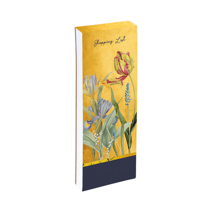 Gifted Stationery Magnetic Shopping List Pad Redoute Design In Yellow