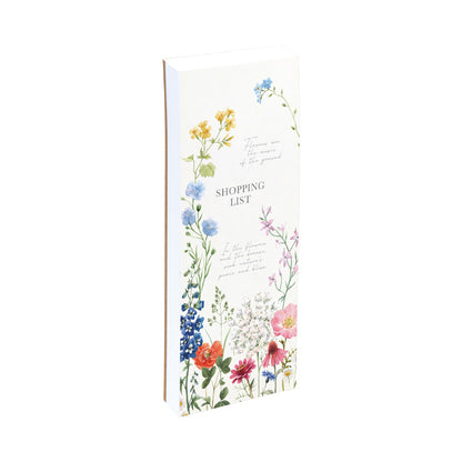 Gifted Stationery Magnetic Shopping List Pad Wild Harmony Design In Blue