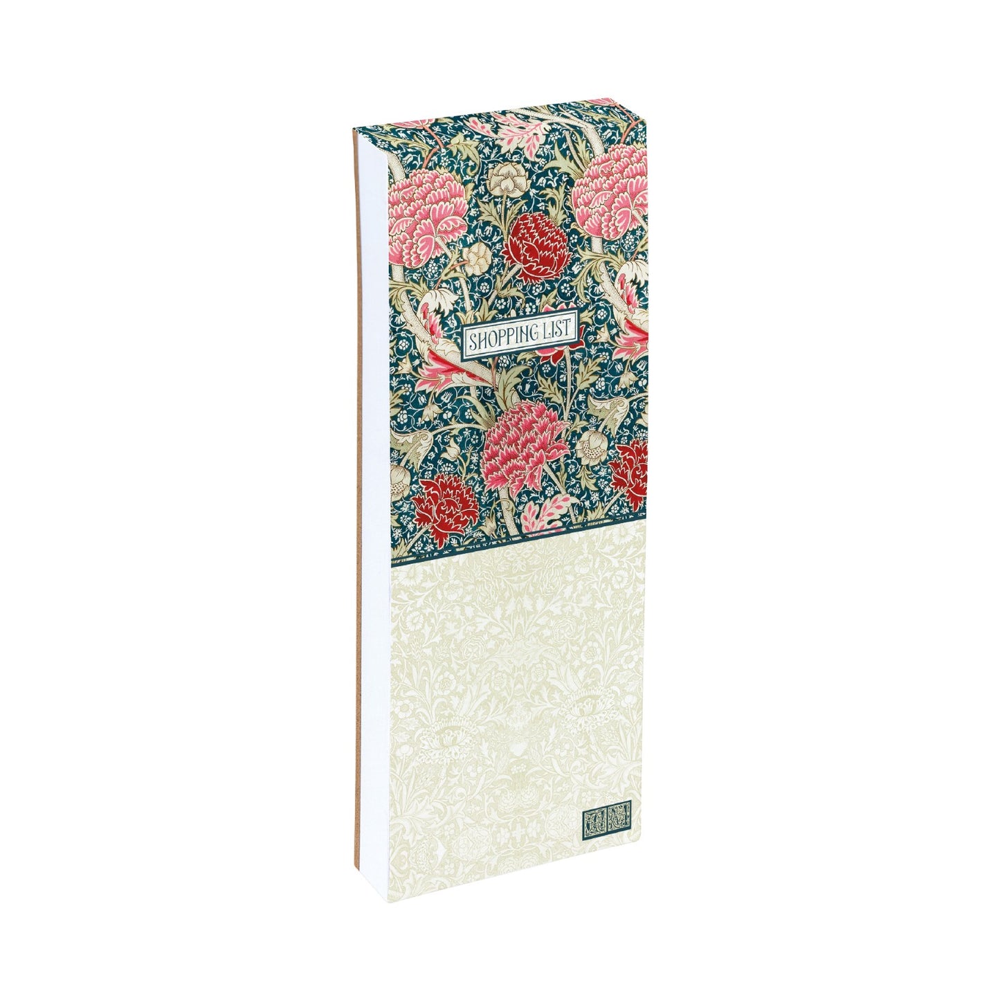 Gifted Stationery Magnetic Shopping List Pad William Morris Cray Design In Pink