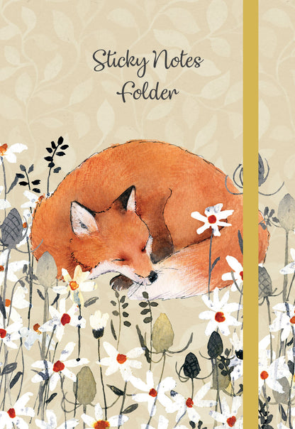 Gifted Stationery Sticky Notes Folder Foxy Tales Design To-Do List Organiser