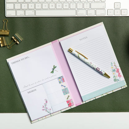 Gifted Stationery Sticky Notes Folder Wild Harmony Design To-Do List Organiser