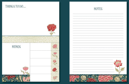 Gifted Stationery Sticky Notes Folder William Morris Cray To-Do List Organiser