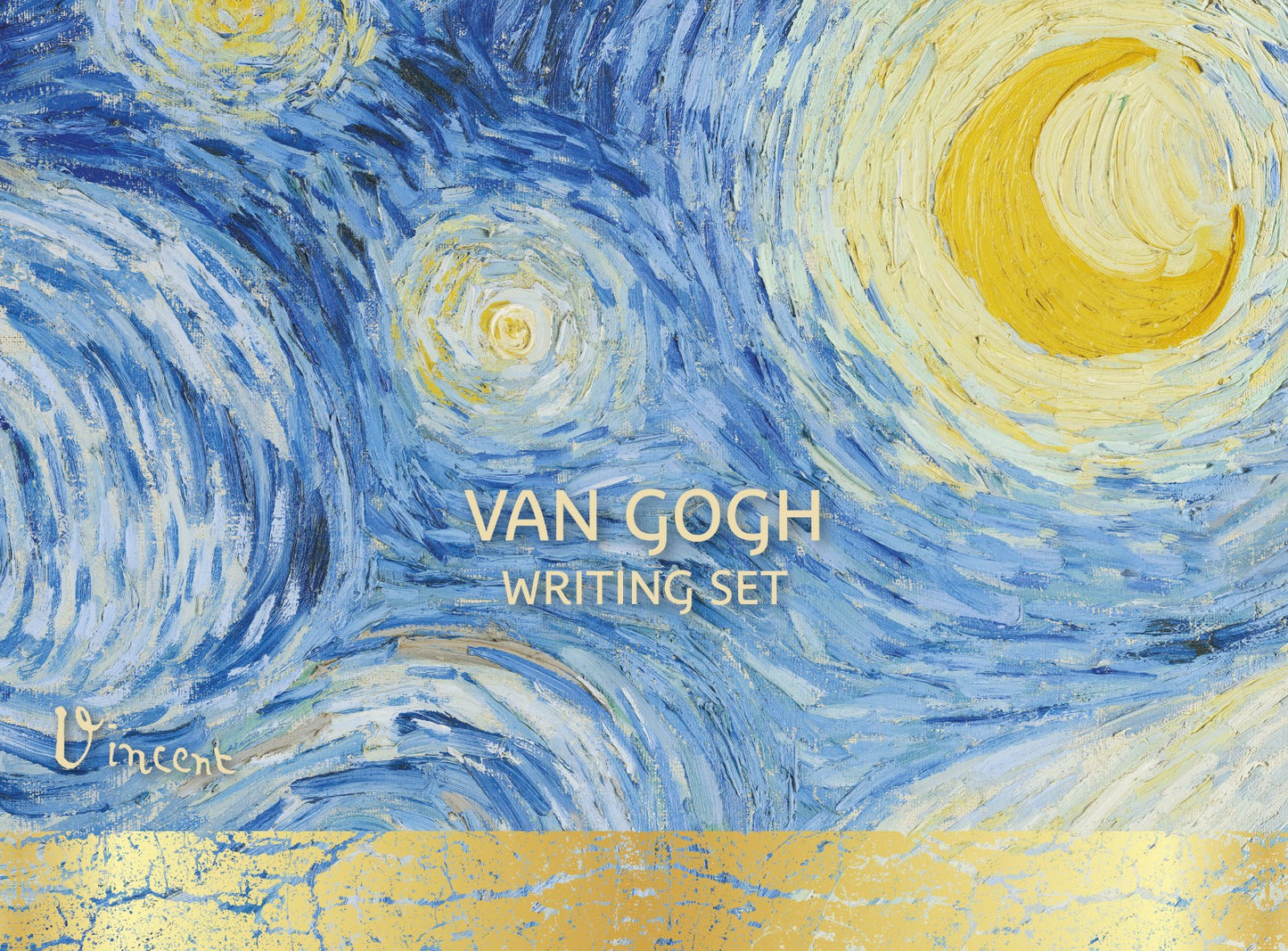 Gifted Stationery Writing Set Van Gogh Starry Night Letter Paper & Envelopes
