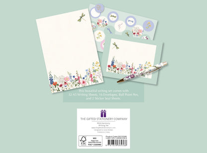 Gifted Stationery Writing Set Wild Harmony Design Letter Paper & Envelopes